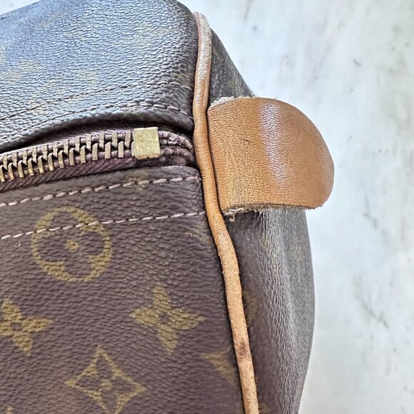 Vintage Louis Vuitton Keepall Canvas Logo Top Handle Tote Authenticated Classic - Picture 7 of 15